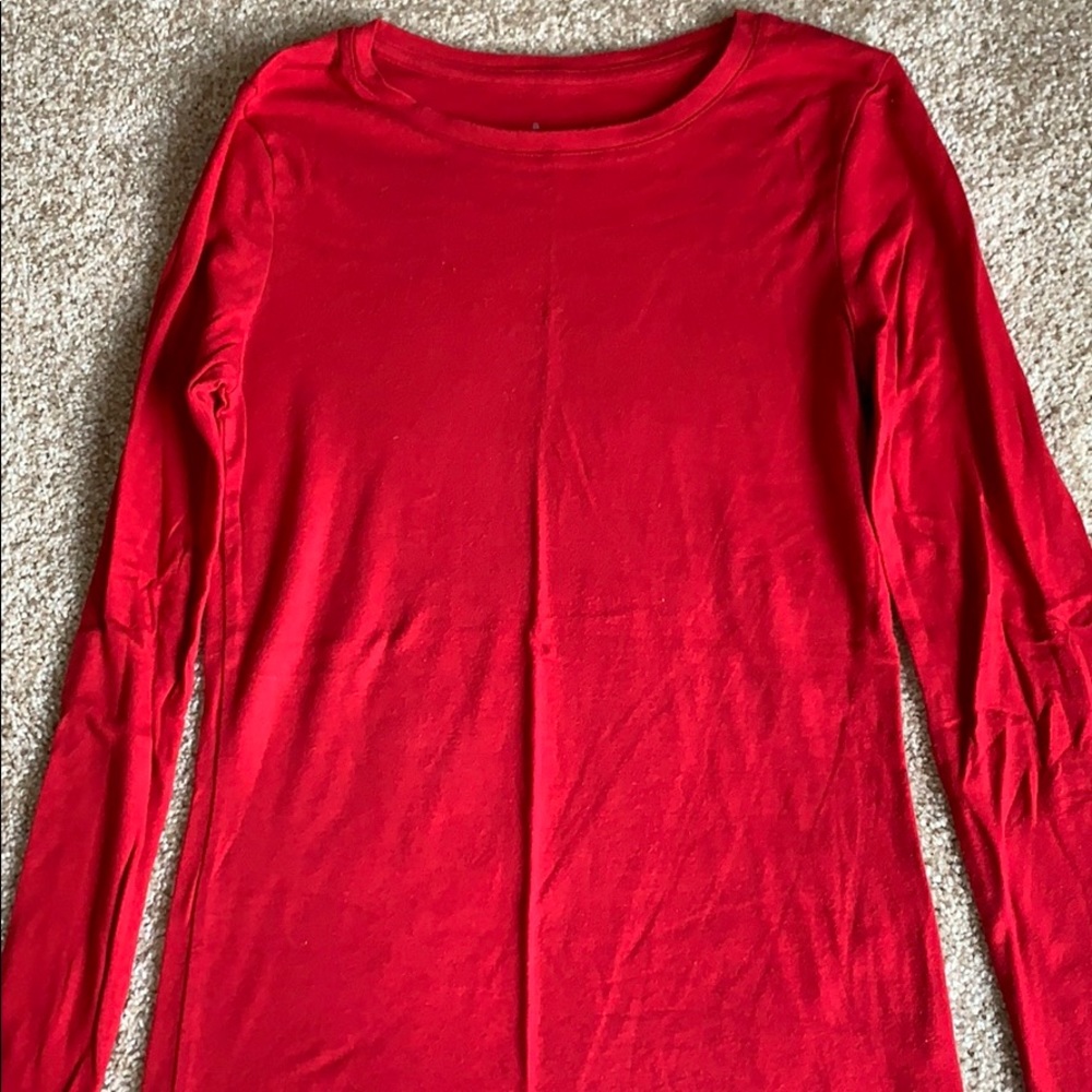 Red long sleeve shirt from Target